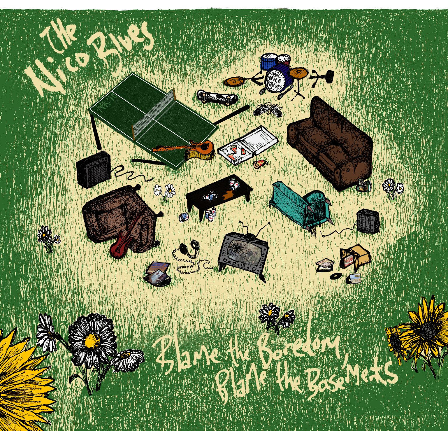 The Nico Blues - Blame the Boredom, Blame the Basements Cover How To Market Your Band with The Nico Blues