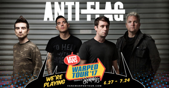 Anti-Flag Vans Warped Tour 2017