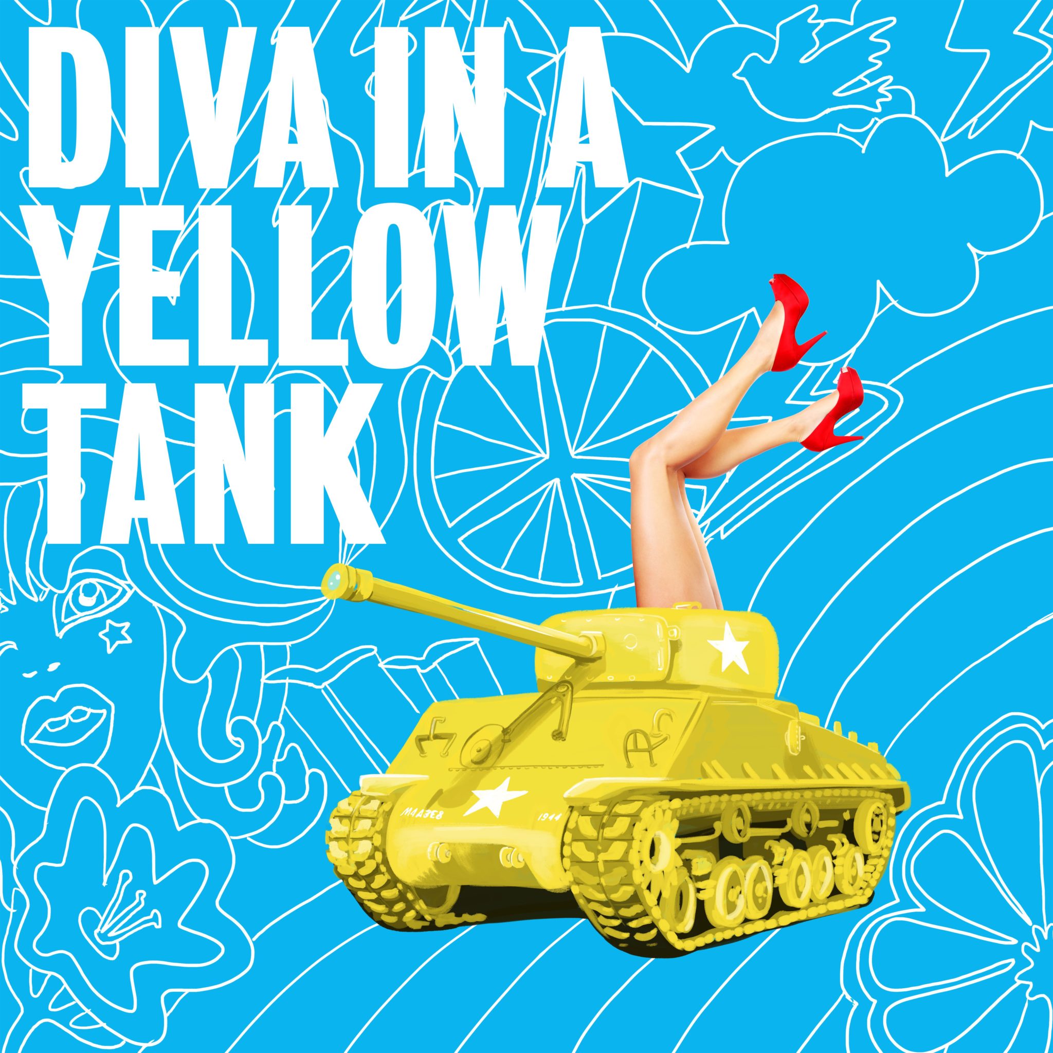 Diva In A Yellow Tank